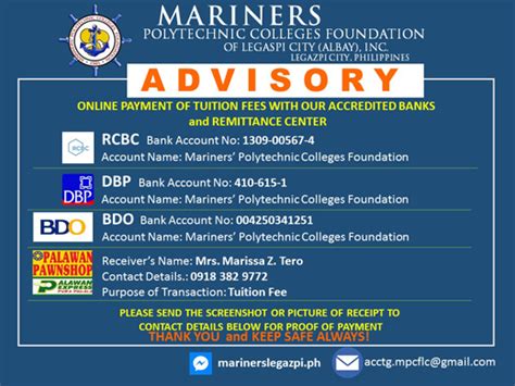 mariners legazpi tuition fee per semester|Mariners Legazpi.